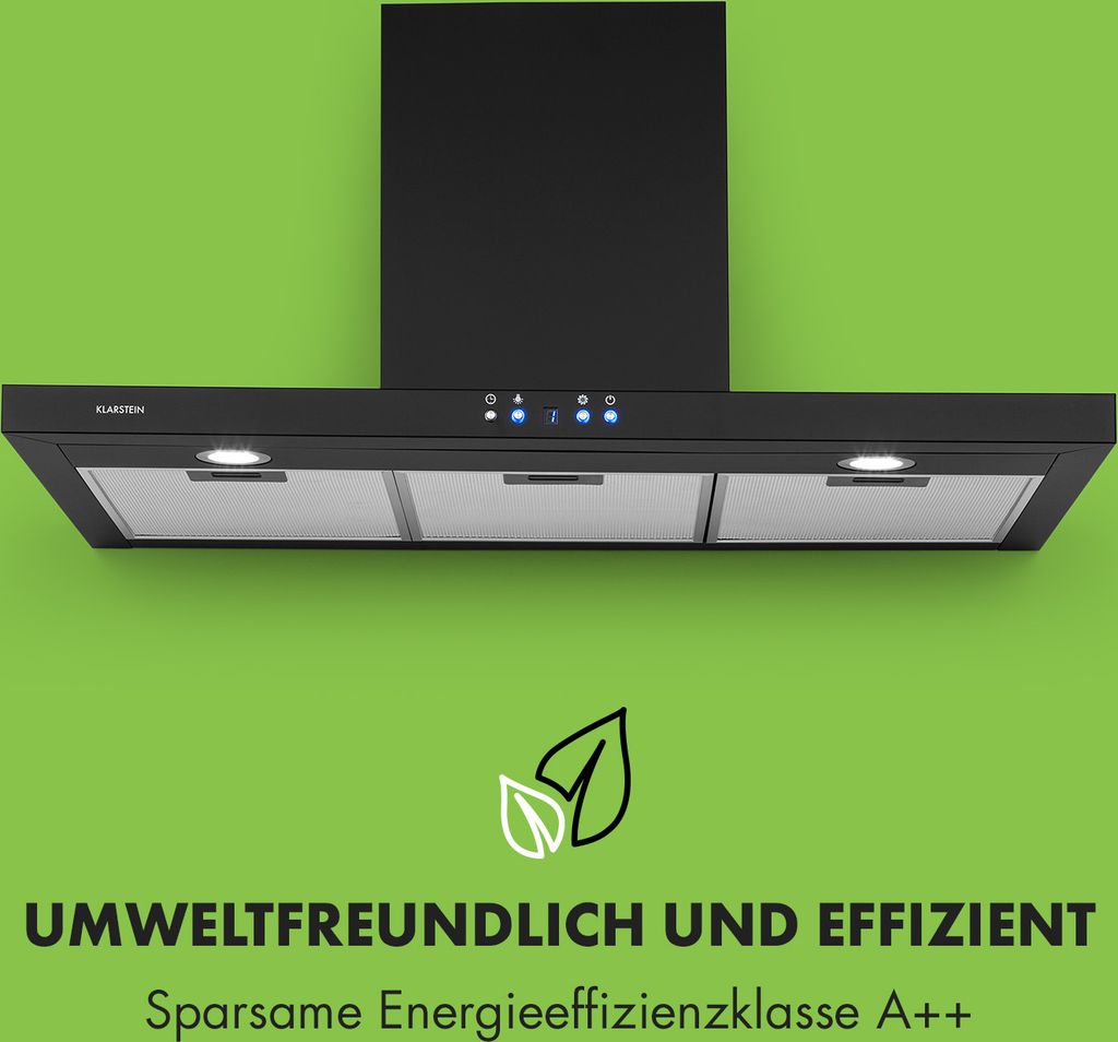 Klarstein Limelight Dunstabzugshaube - Edelstahl Wandhaube, Produktbild 6