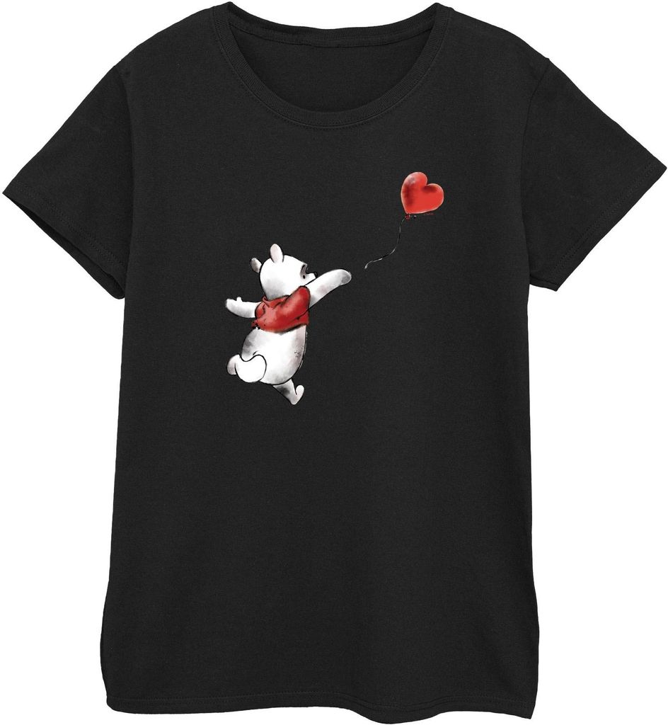 Winnie the Pooh - T-Shirt für Damen BI672 (L) (Schwarz)