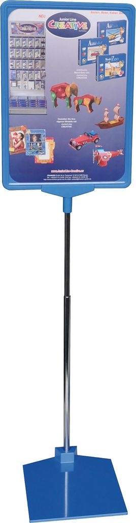 FRANKEN Infoständer / Preisständer DIN A4 blau