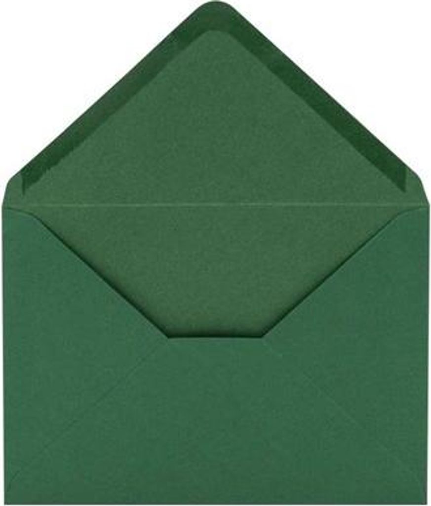 Umschläge B6 Dunkelgrün 120 g x 10 50 Stück