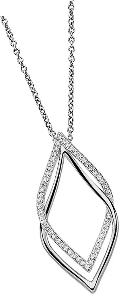 Lotus Silver Collier Zirconia LP1791-1/1 en Argent 925 Motif Feuille