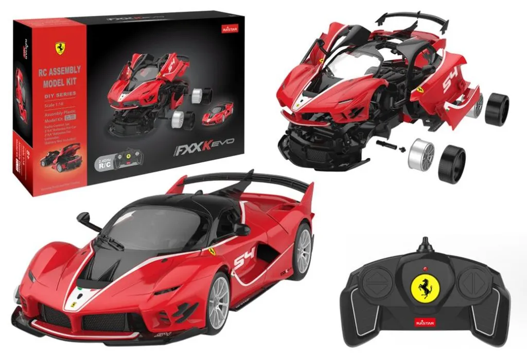 Ferrari FXX K Evo briques 1:18 jouet éducatif montage facile rouge
