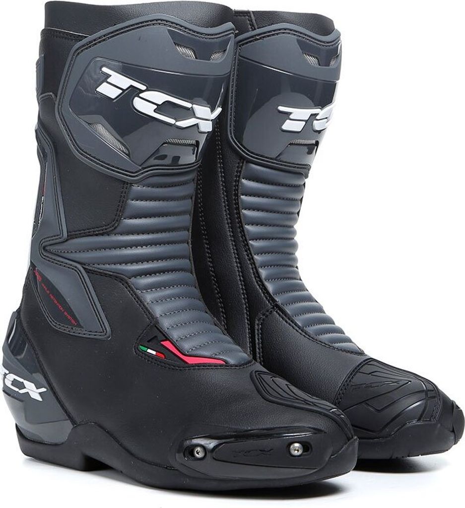 TCX SP-Master Damen Motorradstiefel (Black/White,39)