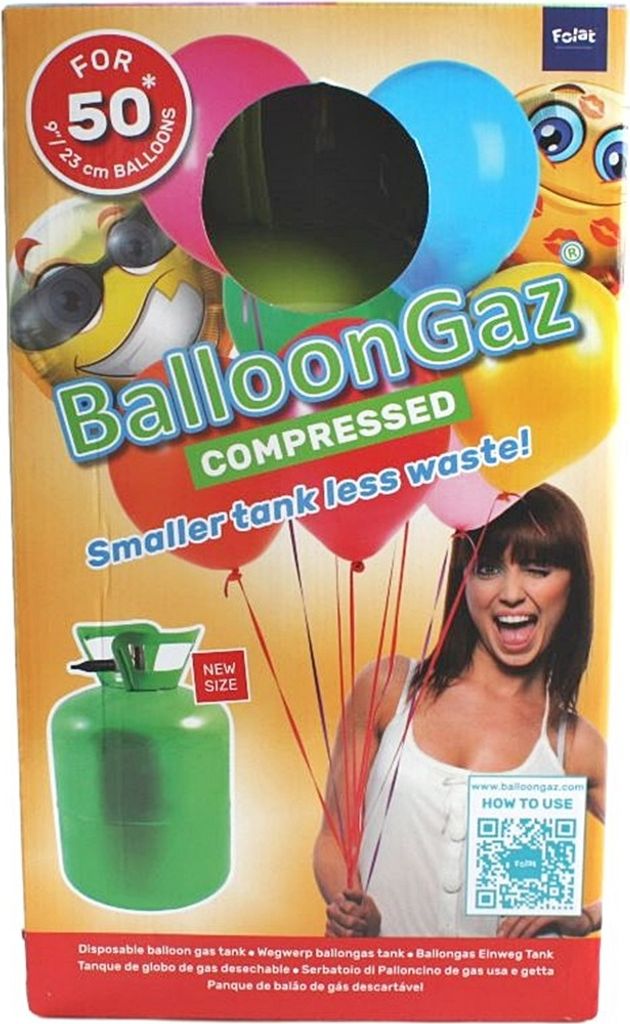 HELIUM DO BALÓNKŮ BALLOONGAZ - jednorázová nádoba 400 l Obrázek produktu