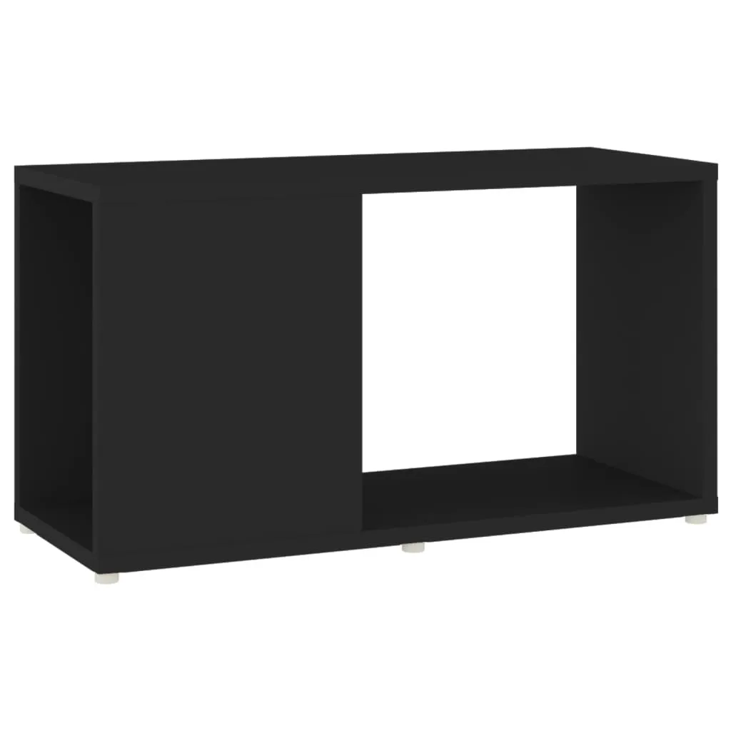 Meuble TV noir 60 cm gain de place : La solution pour petits intérieurs