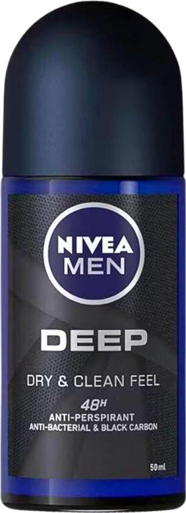Nivea - Deo Roll-On - Men - Tiefenwirksam - 48 Stunden lang anhaltend - 50 ml - 1 Stück