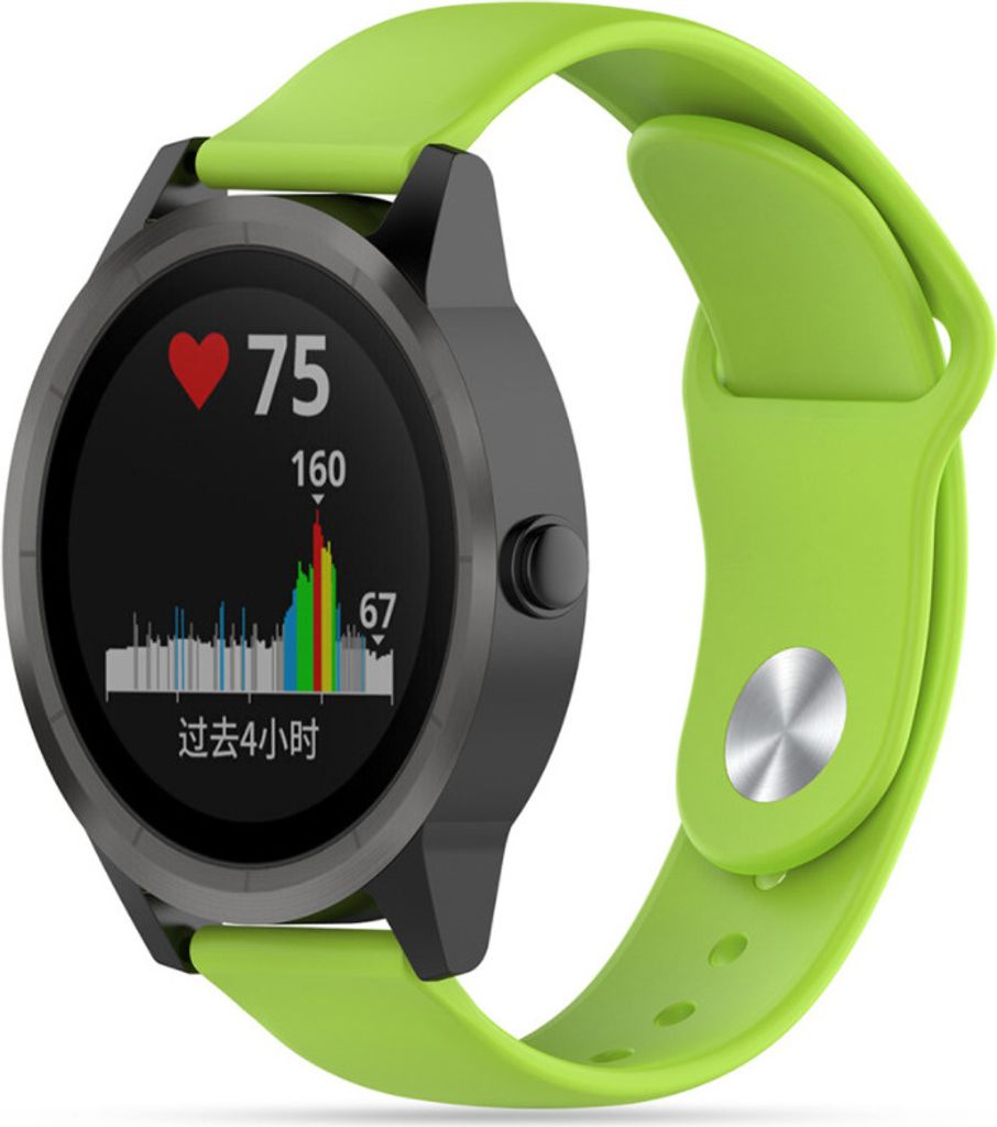 Strap-it Garmin Vivoactive 3 Sportband (Hellgrün)