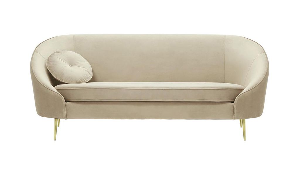 SLF24 - Dreisitzer-Sofa Kooper - hellbeige - Velluto 2