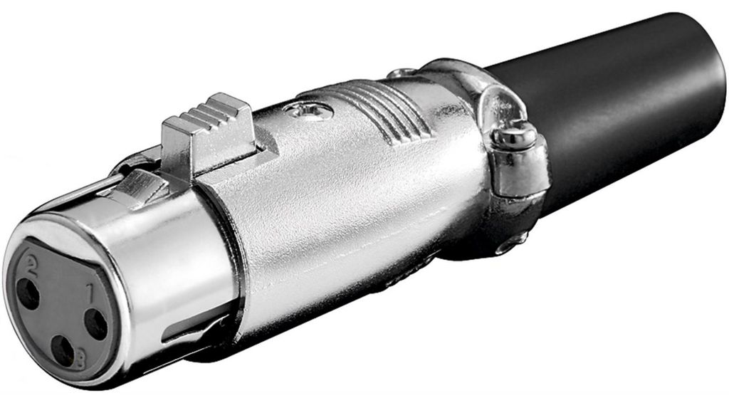 goobay Mikrofonkupplung, 3Pin, Kupplung, (1 Stück)