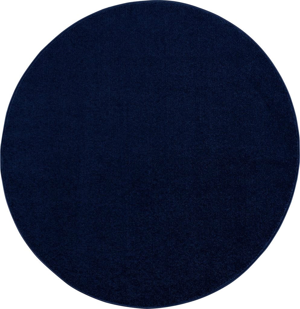 Teppich UNI 9502 NAVY 80x80 rund