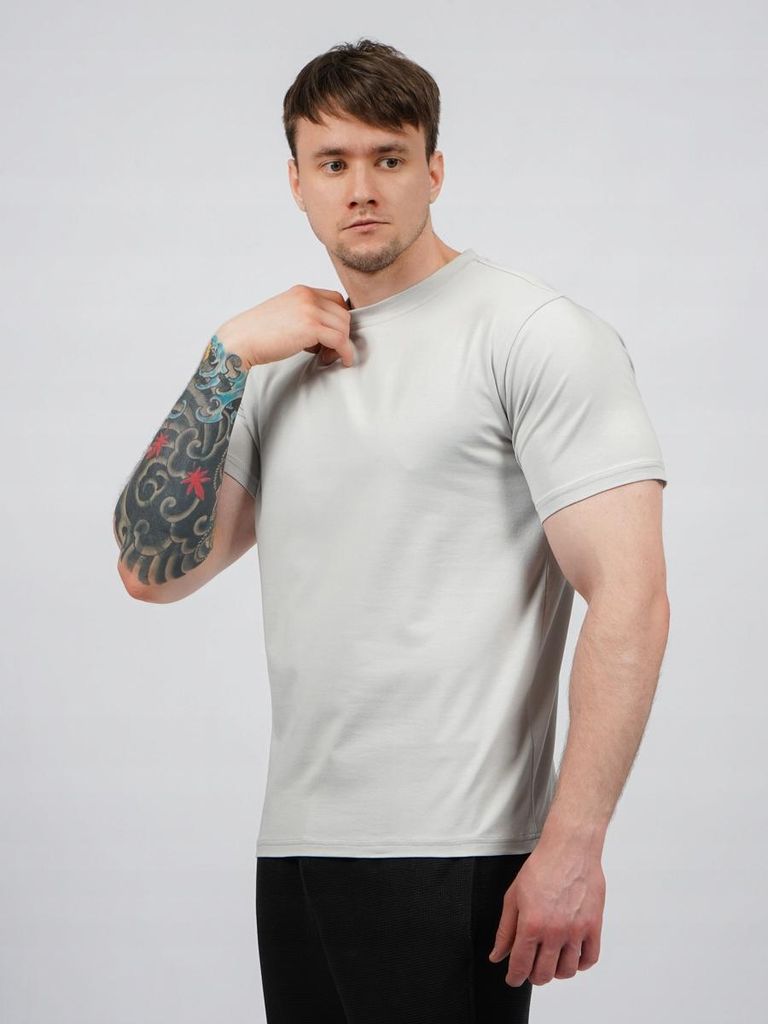 MOD Jeans | Oversize T-Shirt Uni – Größe L – Grau – 100% Produktbild 