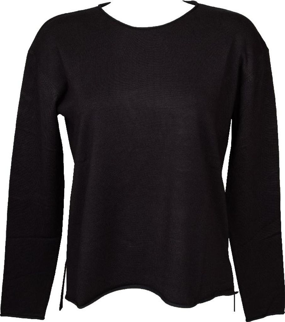 RAGNO Damen-Shirt, unverzichtbar, Rundhalsausschnitt, lange Ärmel, Gauge 12, weiche Passform, vier Jahreszeiten, Artikel DN56T9, 5 - QUINTA, Visco...
