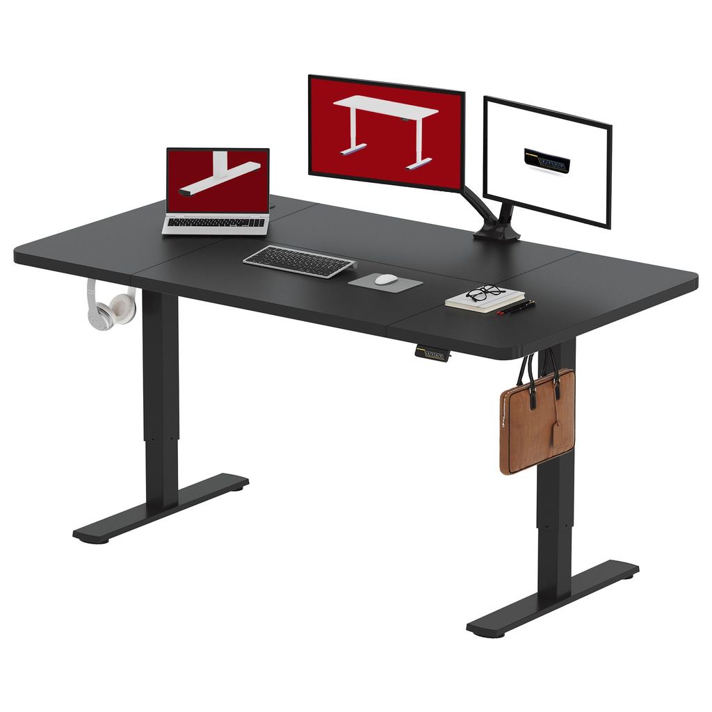 Scrivania regolabile in altezza elettrica per ufficio e studio design