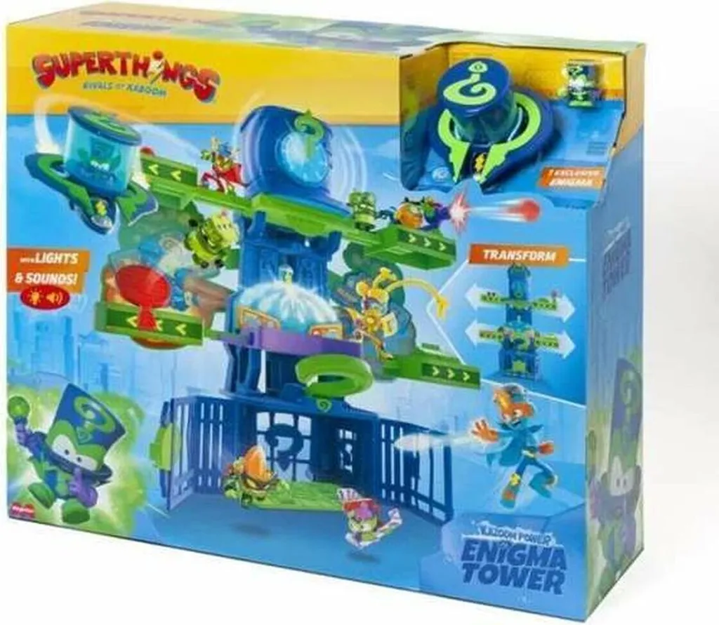 Superthings Kazoom Force Tour Enigma Multicolore avec Fonctions de Jeu