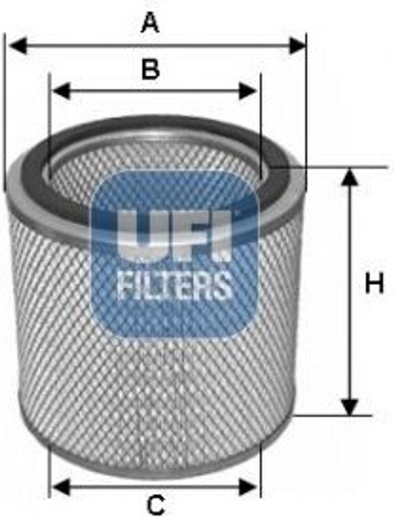 Luftfilter UFI 27.A07.00 Filtereinsatz