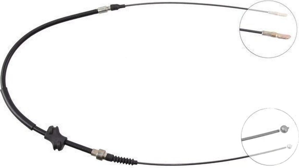 Seilzug Feststellbremse 1.208 mm A.B.S. für u.a. AUDI QUATTRO