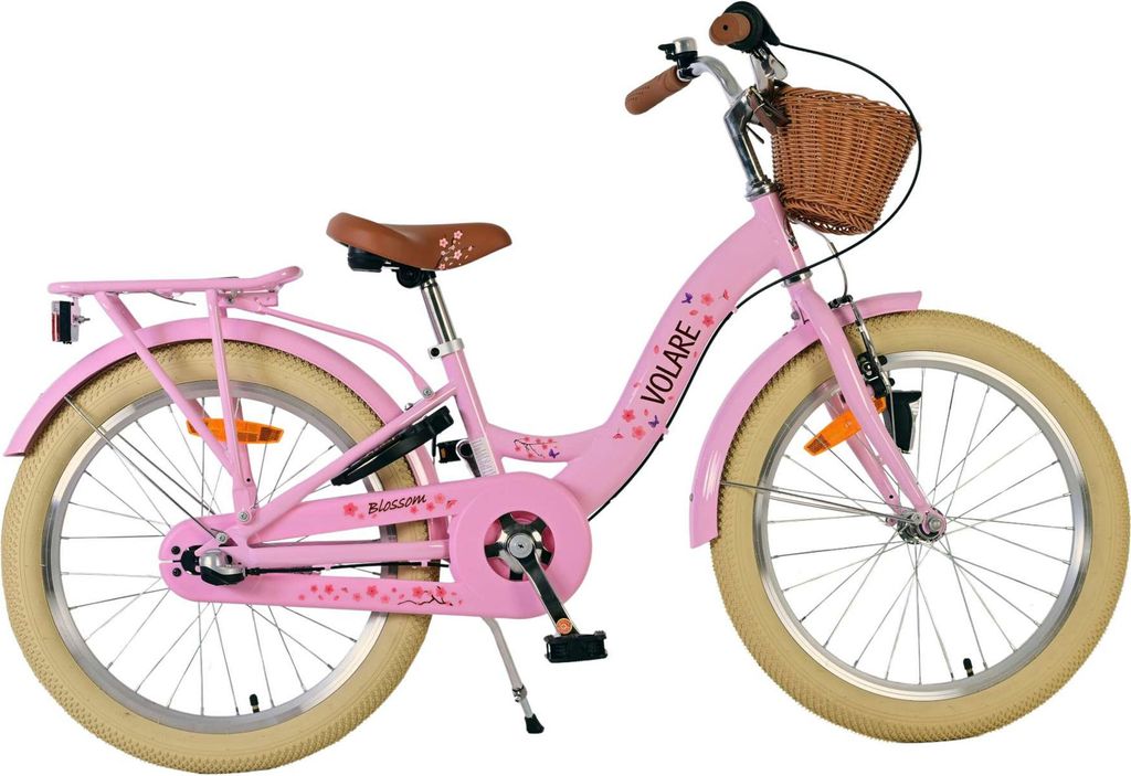 Volare Blossom Kinderfahrrad - Mädchen - 20 Zoll - Rosa - Nexus 3 Gänge