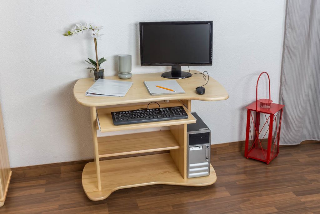 Schreibtisch Holz natur