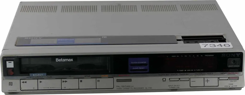 Magnétoscope Sony SL-F30 Betamax PAL pour Lecture de Vidéos Analogiques Rare