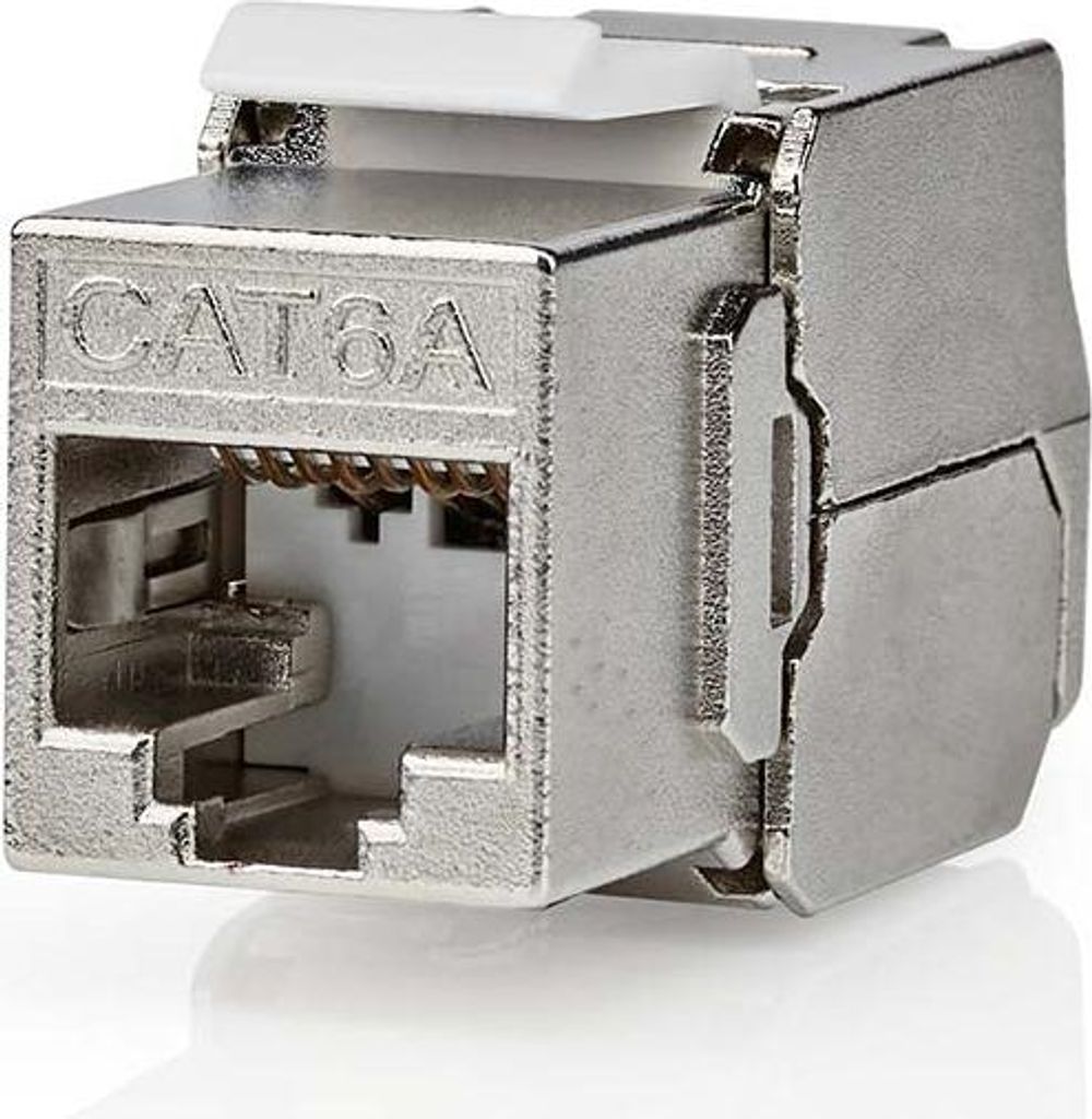 Keystone | CAT6a | RJ45 Hona | S/FTP | Metall | Låda