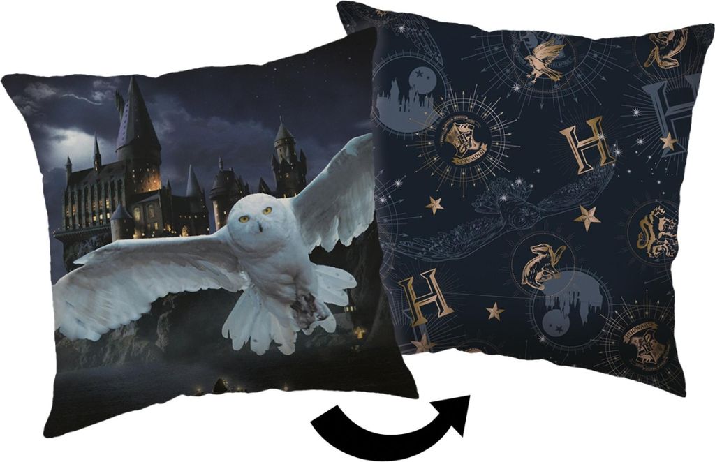 JERRY FABRICS Cuscino in poliestere Harry Potter Hogwarts, Immagine del prodotto 