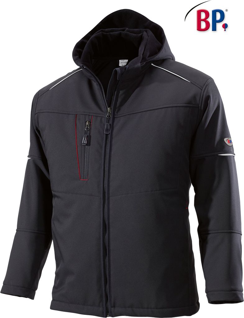 BP Winter-Softshelljacke - schwarz - 2XL