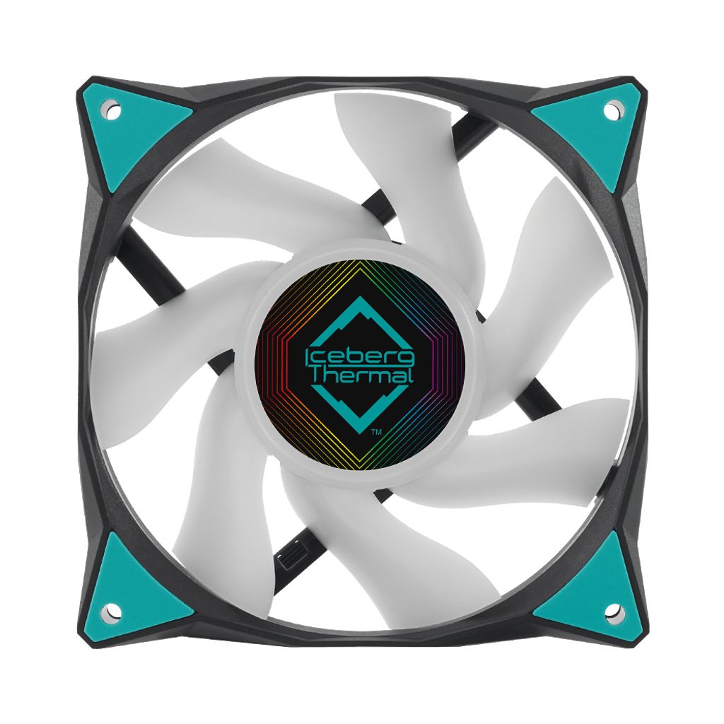 ICEBERG THERMAL IceGALE ARGB PWM - 120mm ARGB Black Immagine del prodotto 