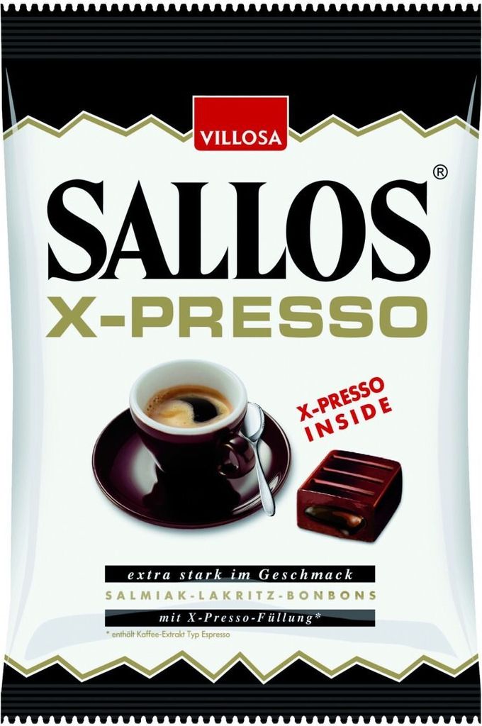 Sallos X Presso tvrdé karamely s lékořicovou příchutí a Obrázek produktu 