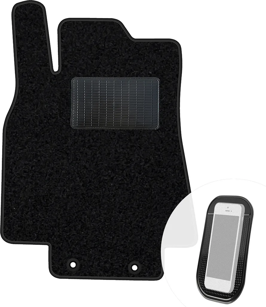 Tappetino Velluto Nero Mercedes Classe B W245 - Solo Lato Conducente