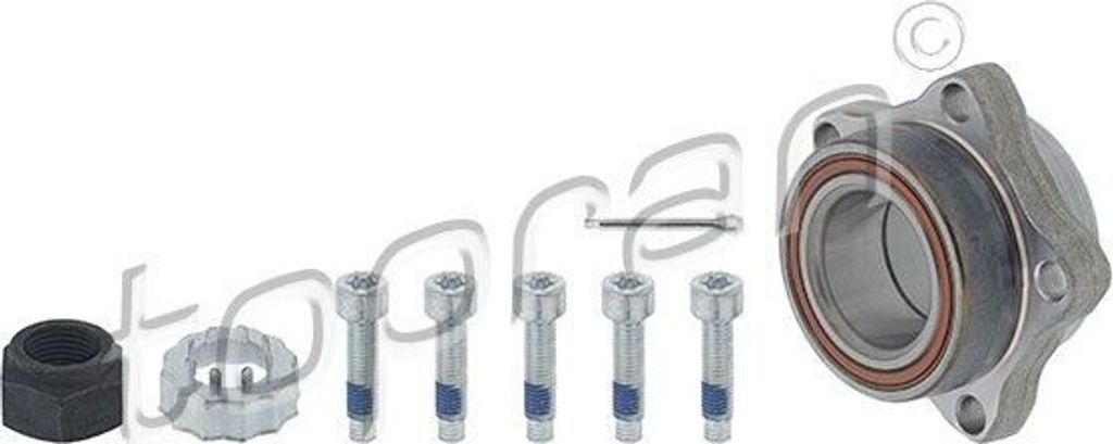 TOPRAN Radlagersatz Vorne Links Vorne Rechts für FORD Transit Mk6 Kasten (V347, V348, FA) 110mm 304 087
