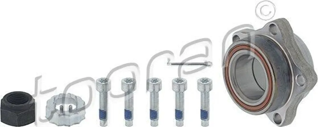 Kit roulement de roue avant renforcé TOPRAN 304 087 pour Ford Transit