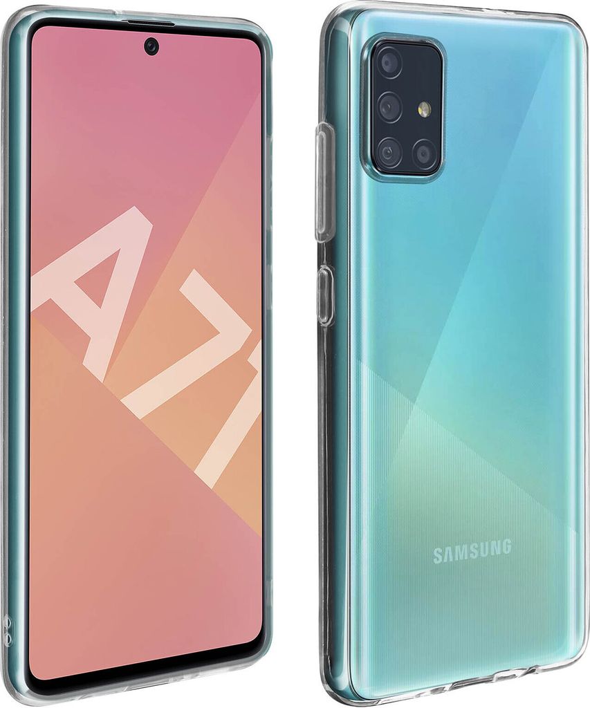 360° Protection Pack für Samsung Galaxy A71: Cover + Displayschutzfolie
