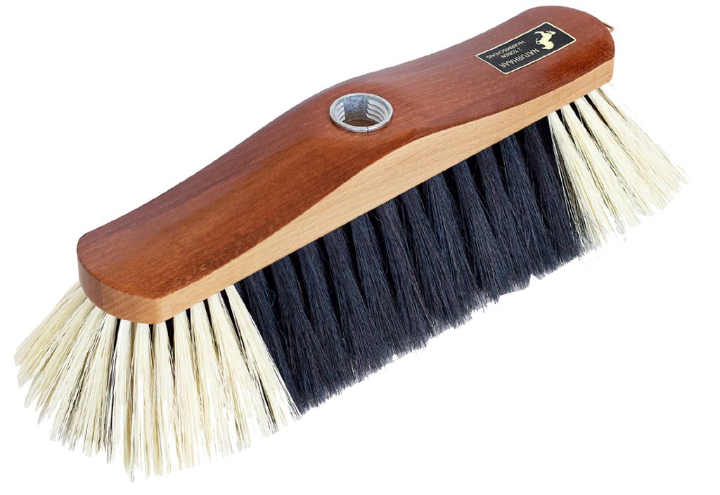 Peggy Perfect Besen Holz braun lackiert Breite: 280 mm