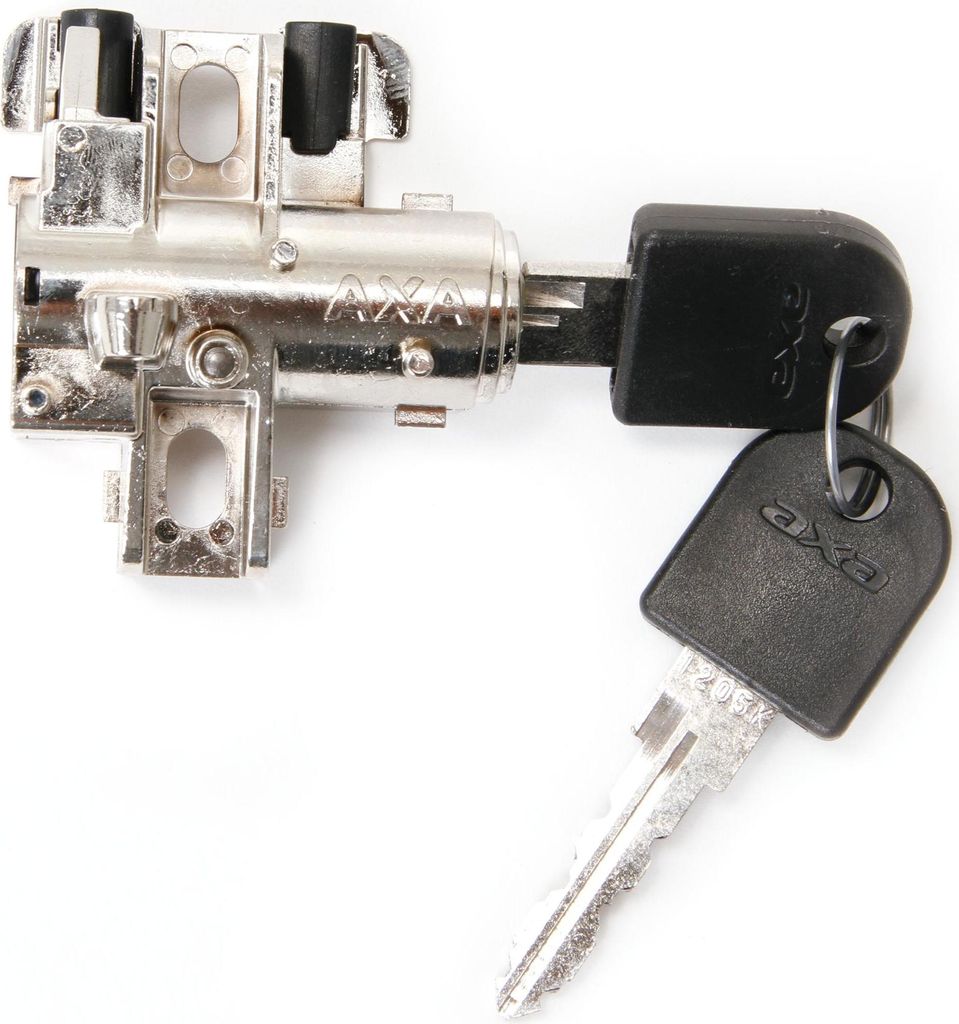 Axa accuslot battery lock bosch f. frames, from 2014, black