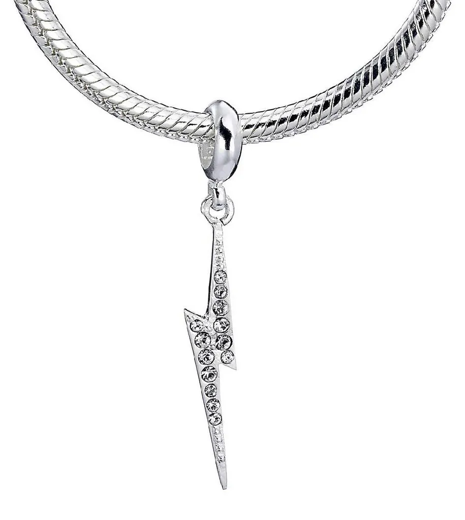 Bijou Harry Potter Éclair Argent et Cristal : Idée Cadeau Anniversaire