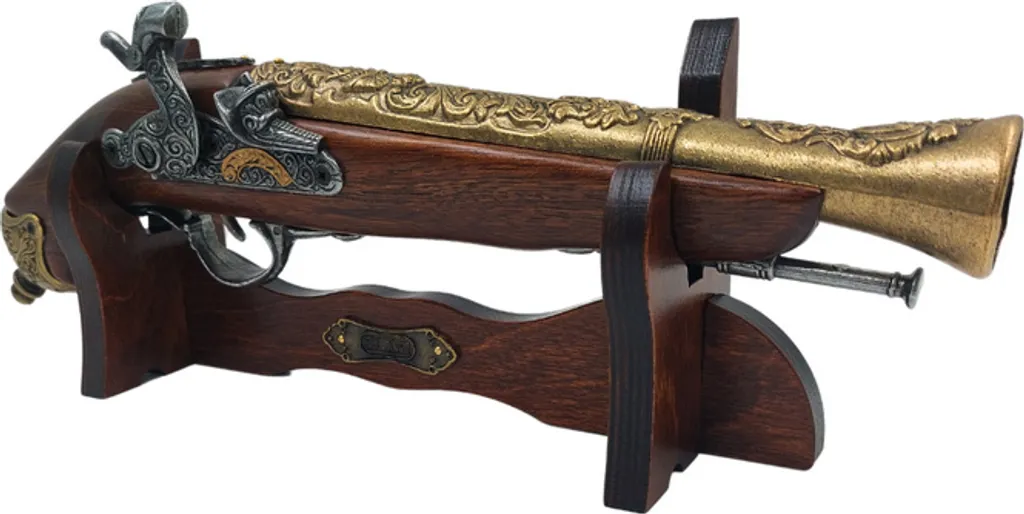 Pistola Storica Madrid 154S: L'Eleganza del Legno e del Metallo