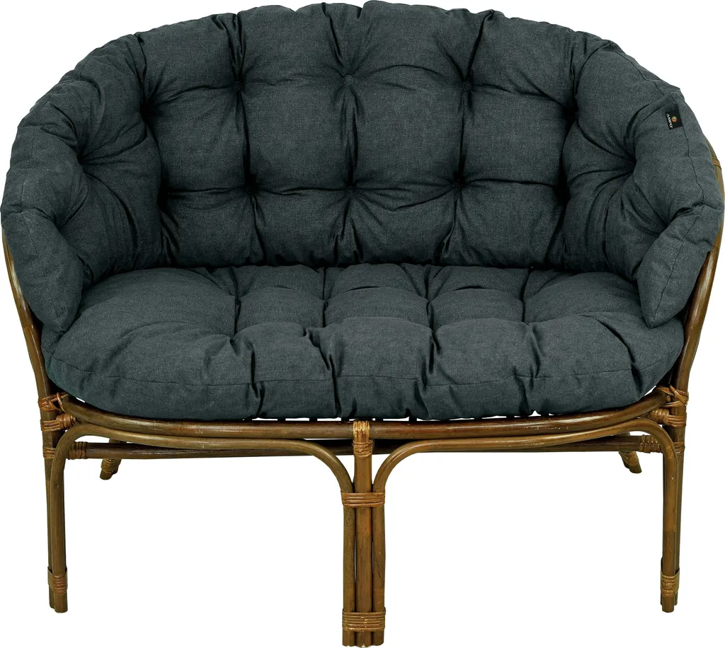 AMPO Cuscino Divano Rattan e Panca Giardino Bahama | Comfort Premium