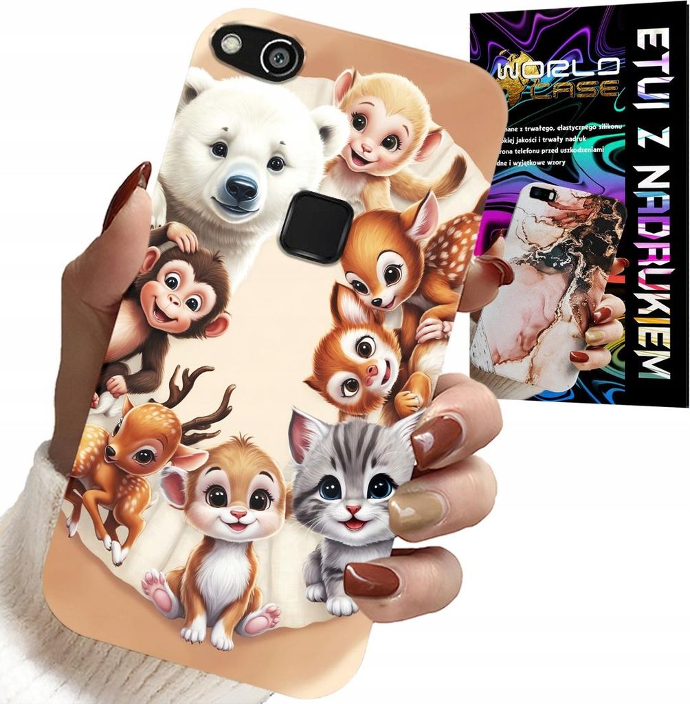 Fall Für Huawei P9 Lite 2016 - Kinder Zurück Im Wald Tiere Fall