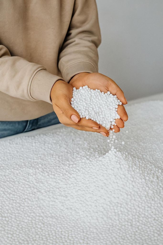 Produktbild von Sitzsack Mit EPS-Perlen Füllung, Sitzkissen, Bodenkissen, Bean Bag 185L