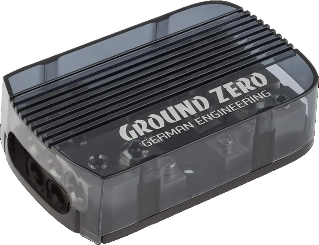 Porte-fusible Ground Zero GZFH 3.50/4.20 pour fusibles ANL et Mini-ANL