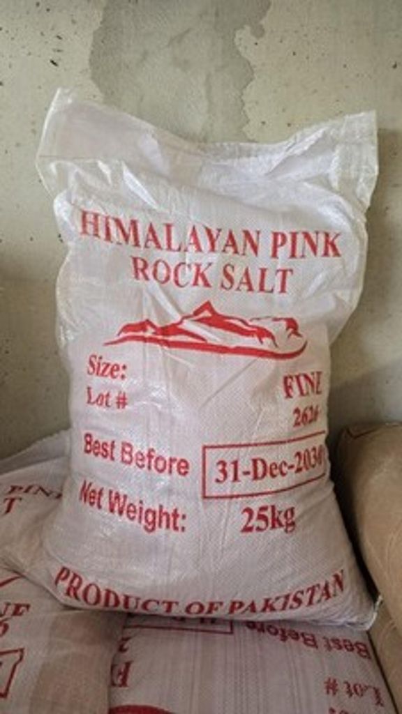 Salz Rosa Fein 25kg Kristallsalz aus Pakistan Natur Produktbild 