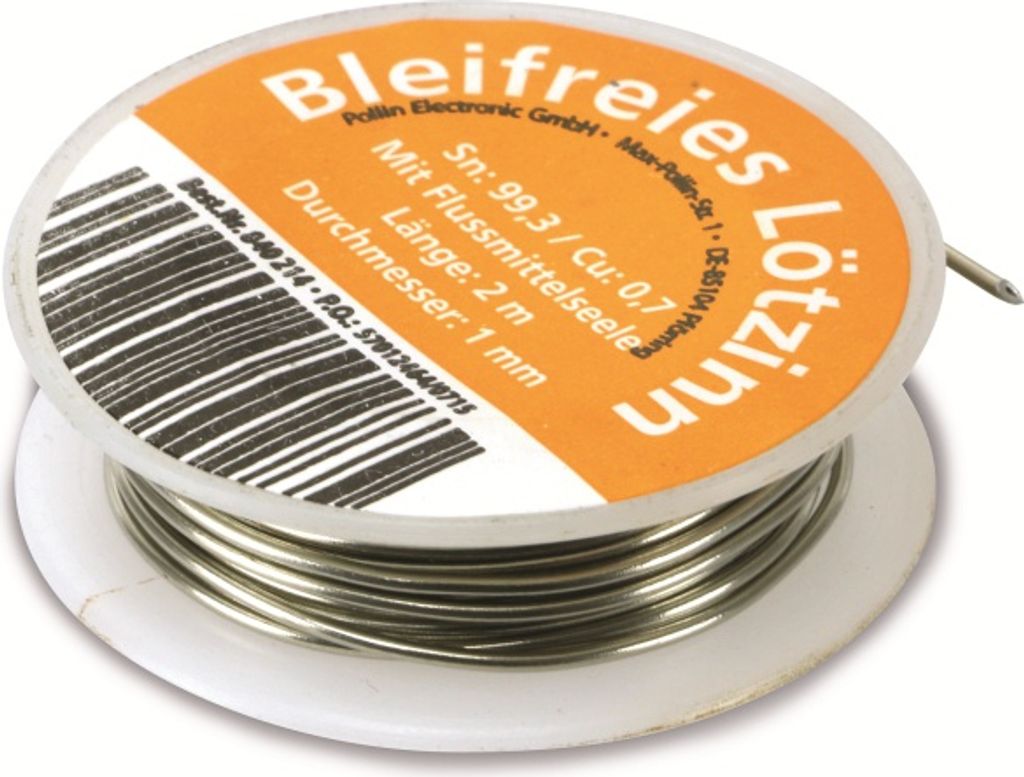 Bleifreies Lötzinn, 1,0 mm, 2 m Produktbild 