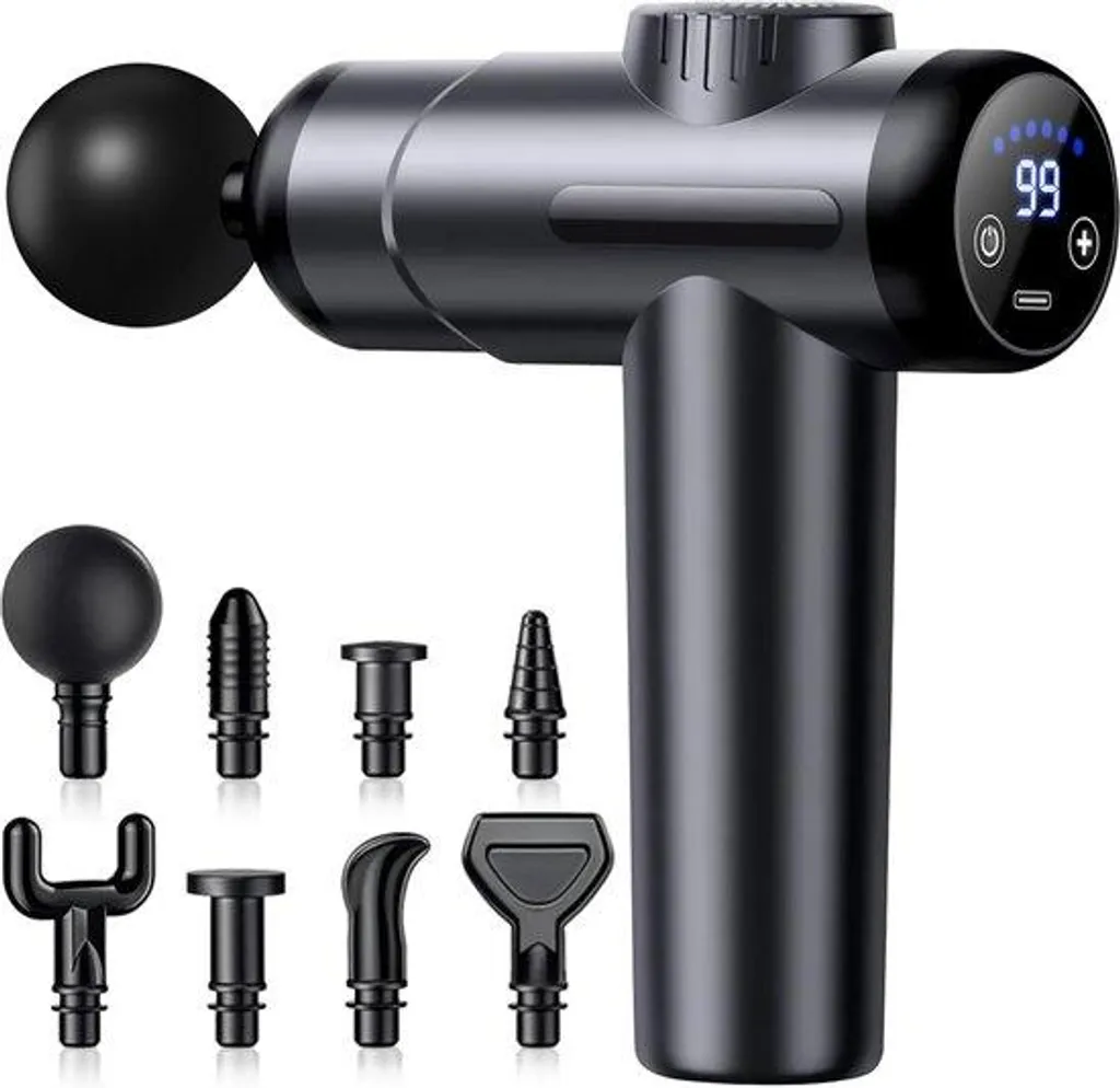 Soulager les douleurs musculaires : Pistolet de massage LCD performant