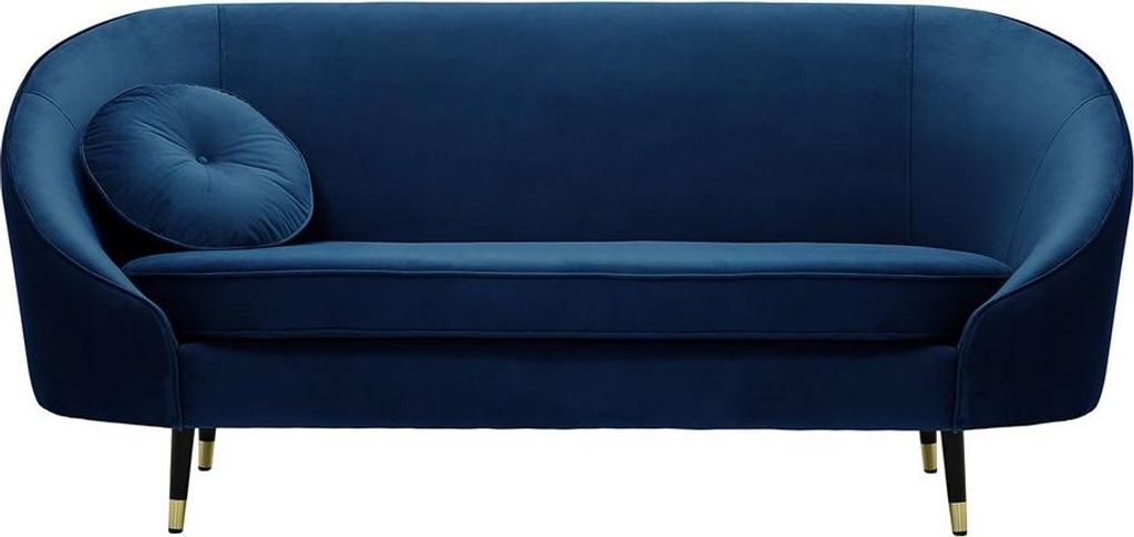 2,5-Sitzer Sofa Kooper-Velluto 11-Standard piping-brass