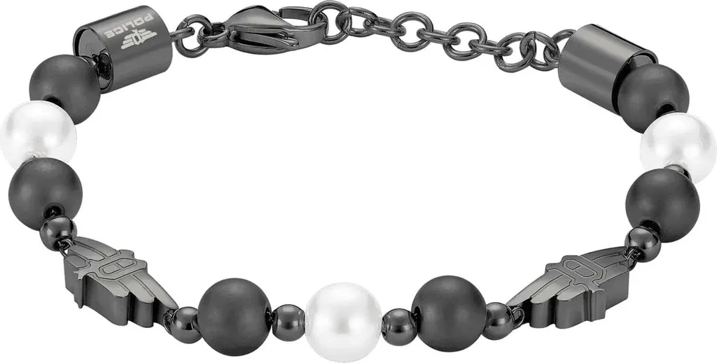 Bracelet Police PEAGB0037902 : Acier Inoxydable Durable et Anti-Allergie