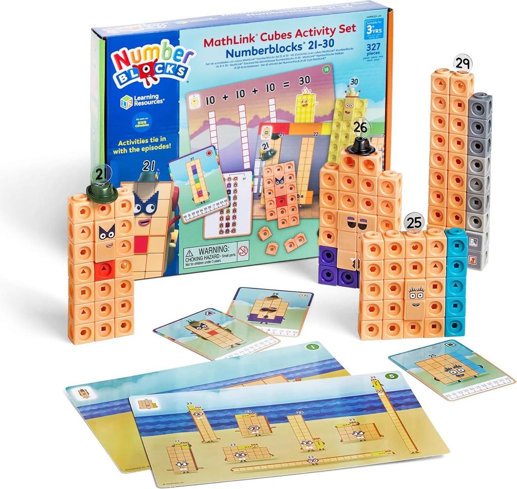MathLinkCubes Numberblocks w języku angielskim Zestaw Zdjęcie produktu 