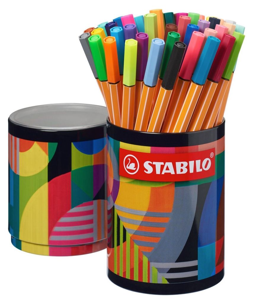 STABILO Fineliner -  point 88 - ARTY - 45er Metalldose - 45 Produktbild 