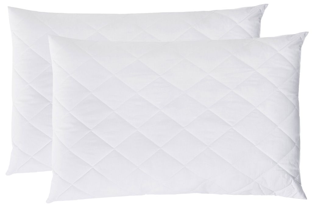 2er Set Kopfkissen, 65x100 cm, 860 g, weiß Produktbild 