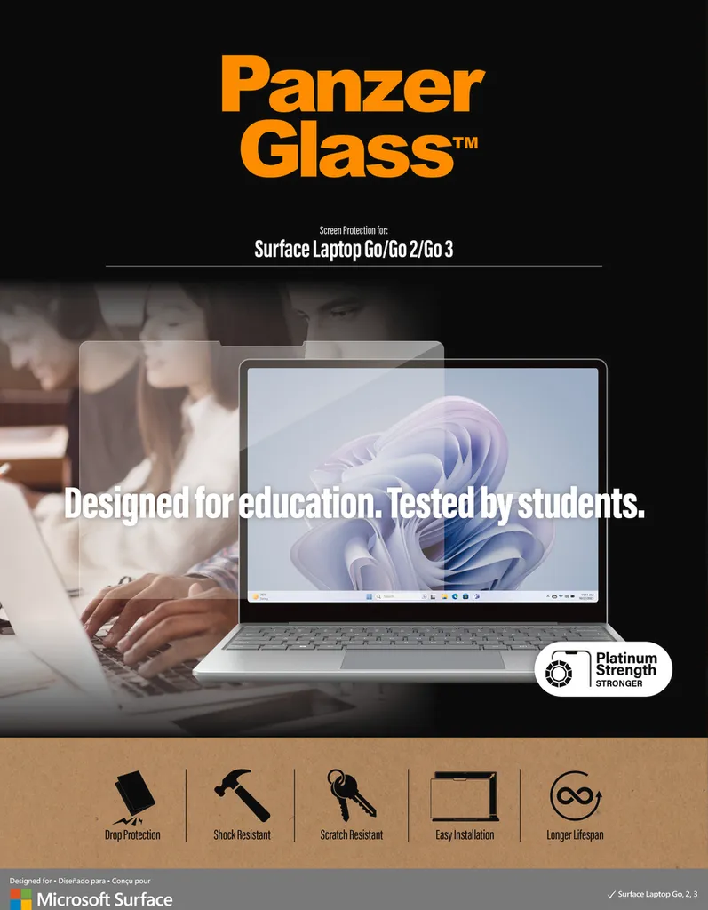 Protezione Professionale PanzerGlass per Microsoft Surface Laptop Go
