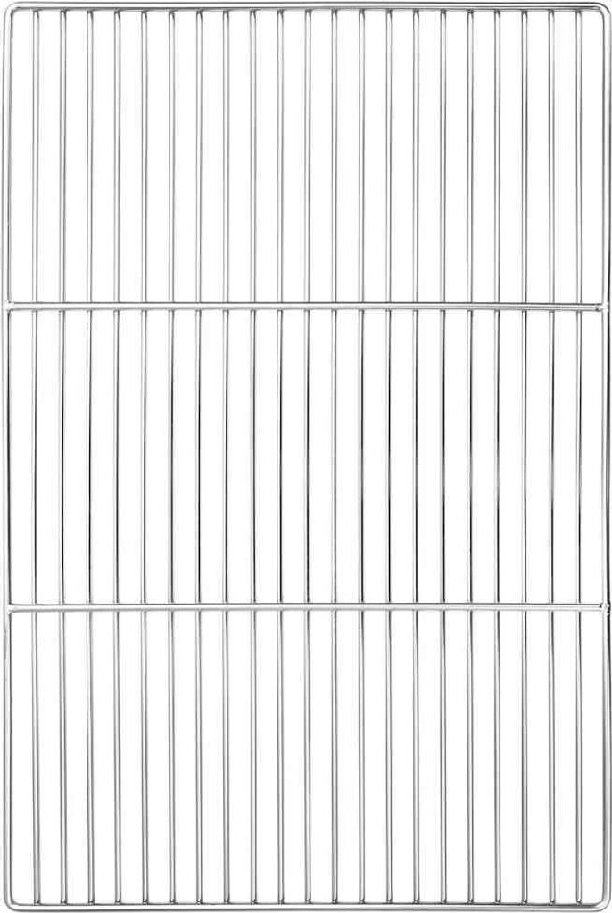 Grillrost Silber 60 x 40 cm Edelstahl